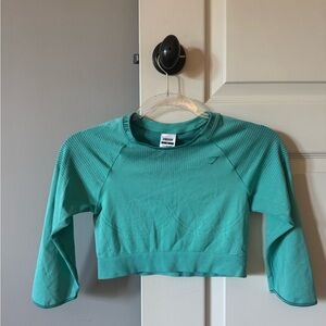 Gymshark Aqua Long Sleeve Top